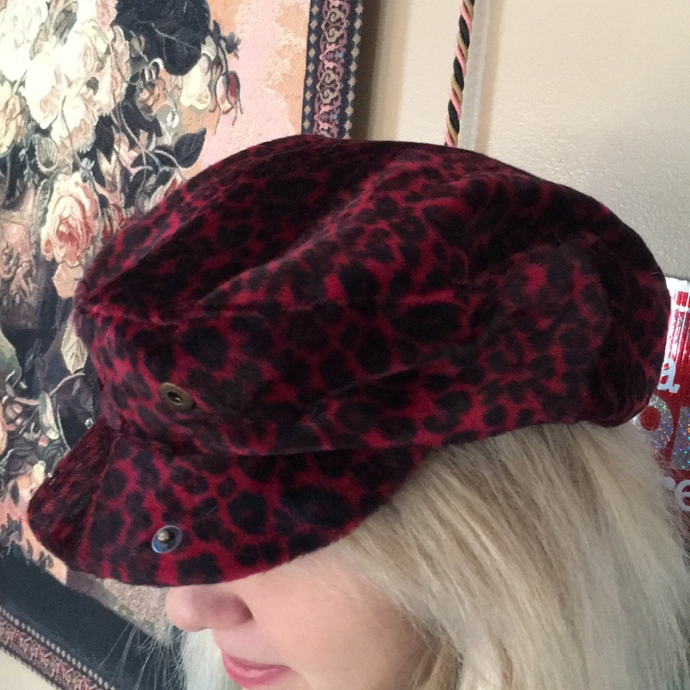 Cheetah Print Hat